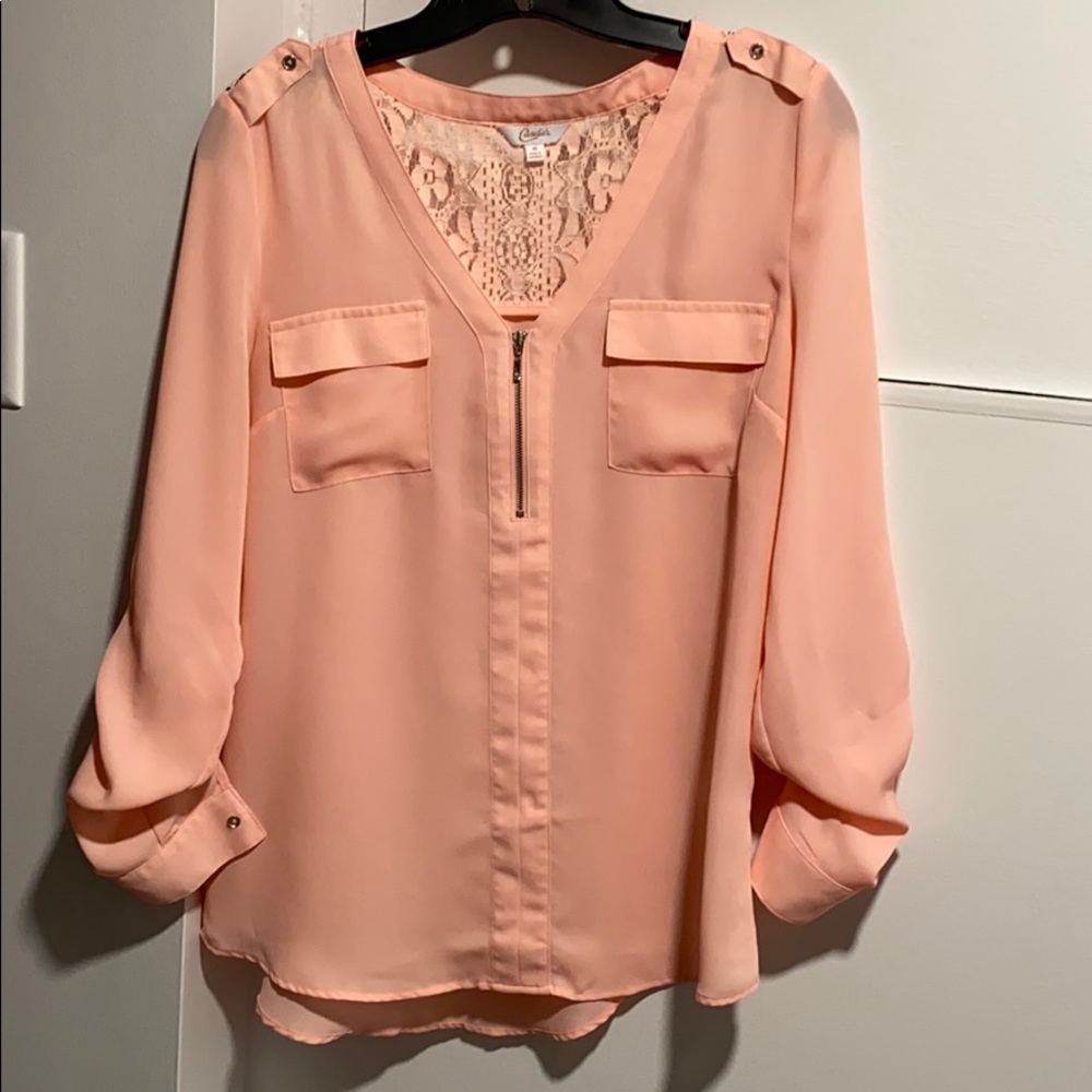 Peach Blouse